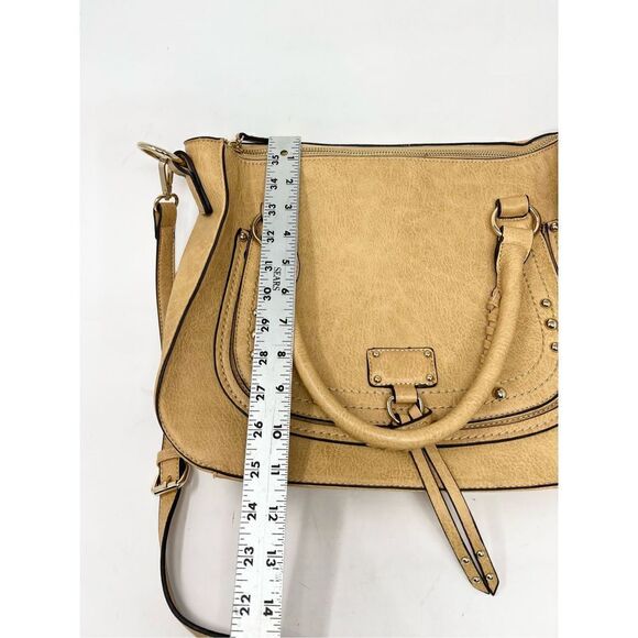 Sole Society Satchel Crossbody Bag Women's 11.5"x14"x6" Faux Leather Pebbled - Picture 2 of 9